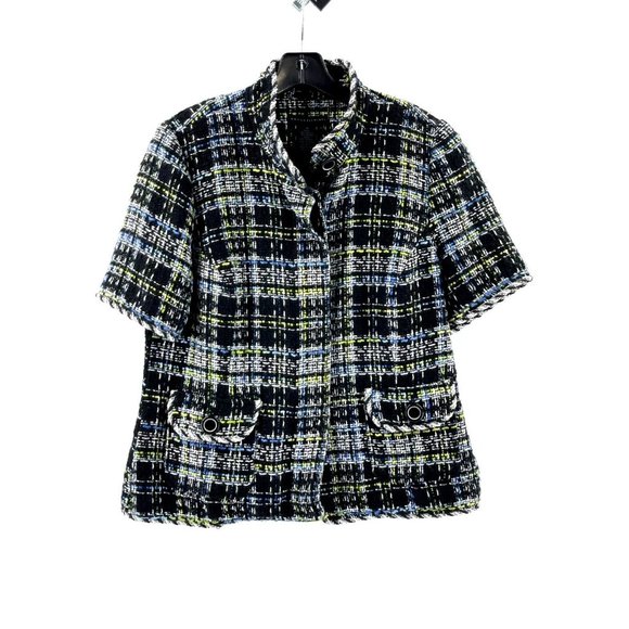 Blazer Grace Elements - Taille 14 - Noir Et Blanc - Occasion En Très Bon état
